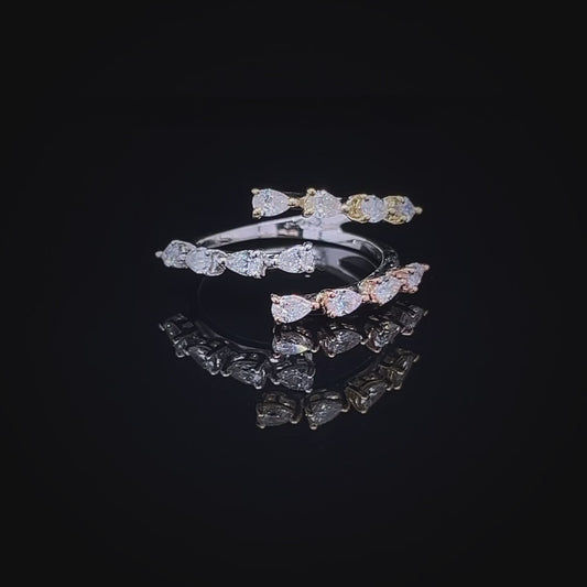 Pear Diamond Ring (ARJS2782)