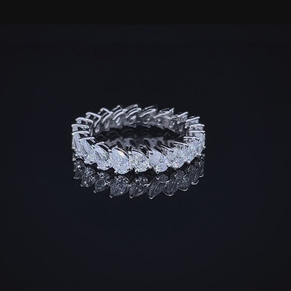 15PT PEAR FULL ETERNITY BAND (ARJS2809)