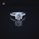 3 Carat Round Solitaire Ring
