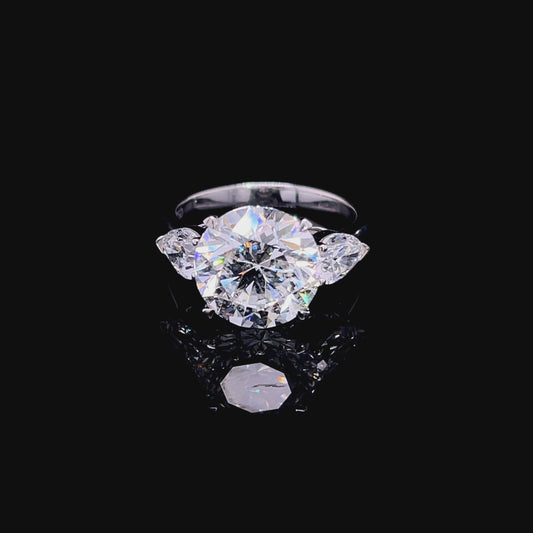 5CT Round Triology Diamond Ring (ARJS3531)