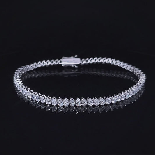 10PT Pear Diamond Bracelets (ARJS2605)