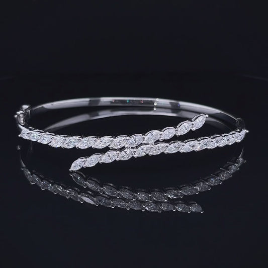 Marquise Diamond Bangle (ARJS2468)