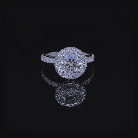 1.5CT Round Diamond Ring (ARJS2603)