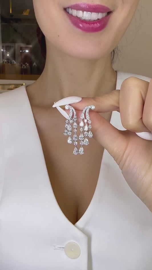 Pear Diamond Earring (ARJS2477)