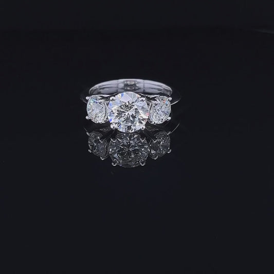 2CT Round Trilogy Ring (ARJS2729)
