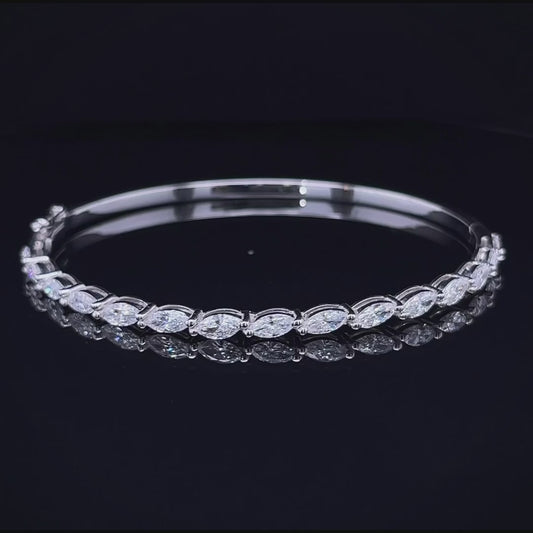 Marquise Diamond Bangle (ARJS2469)