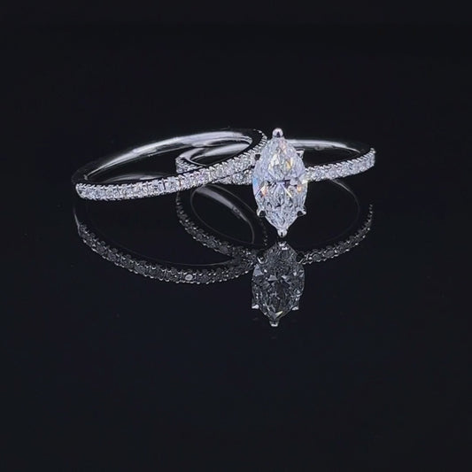 1CT Marquise Diamond Ring (ARJS2414)